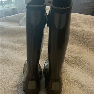 Black Tall Rain Boots